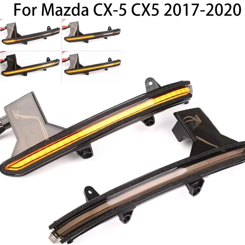 Для Mazda CX-5 2017-2020 светодиодный динамический автомобильный боковой зеркальный указатель поворота желтый дымчатый черный корпус плавный мигающий свет аксессуары
Для Mazda CX-5 2017-2020 светодиодный динамический автомобильный боковой зеркальный указатель поворота желтый дымчатый черный корпус плавный мигающий свет аксессуары