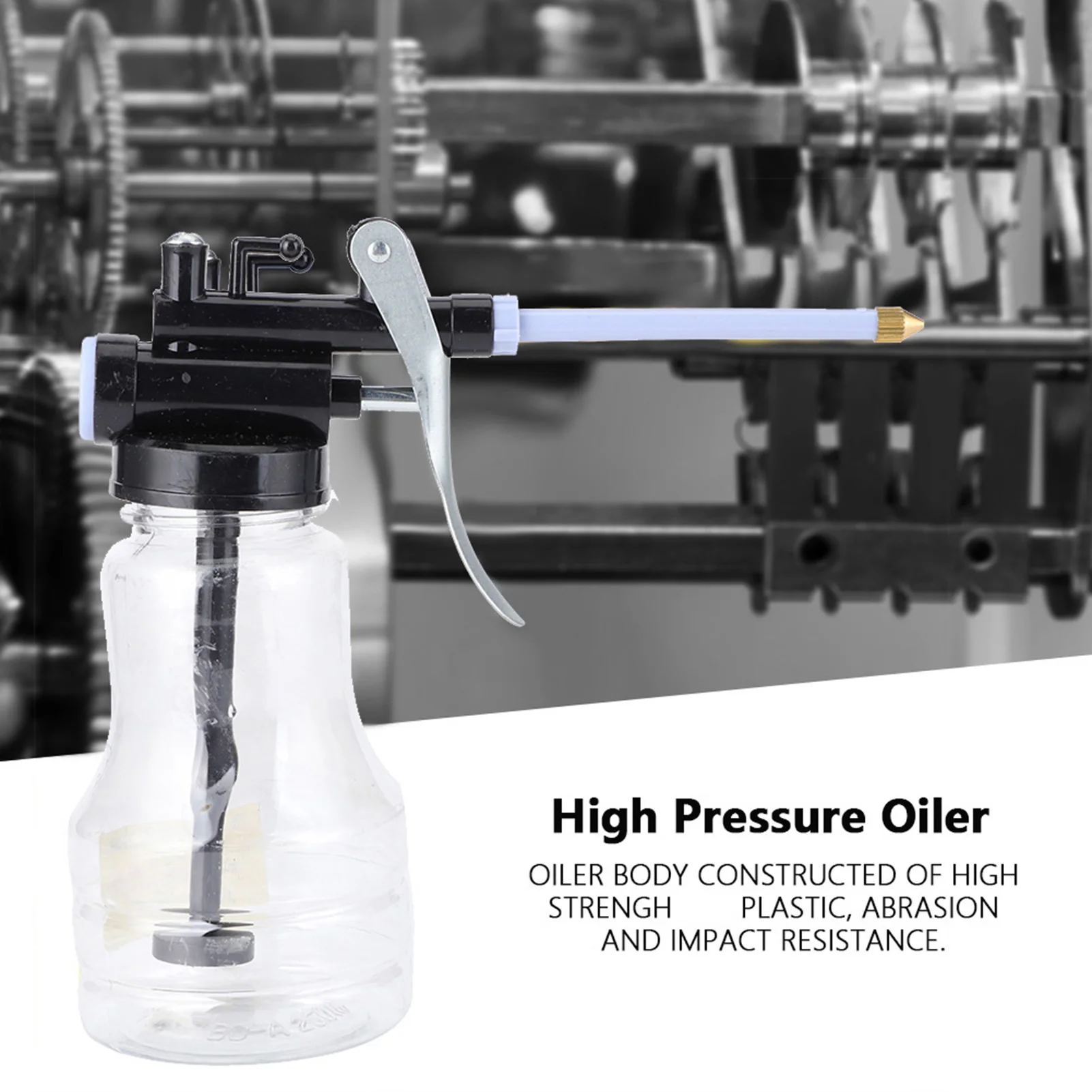 250cc Transparent High Pressure Oiler Lubrication Oil Can Bottle Flex Manual Oiling Gun Manual Oiling Gun High Pressure Oil Can
250cc Transparent High Pressure Oiler Lubrication Oil Can Bottle Flex Manual Oiling Gun Manual Oiling Gun High Pressure Oil Can