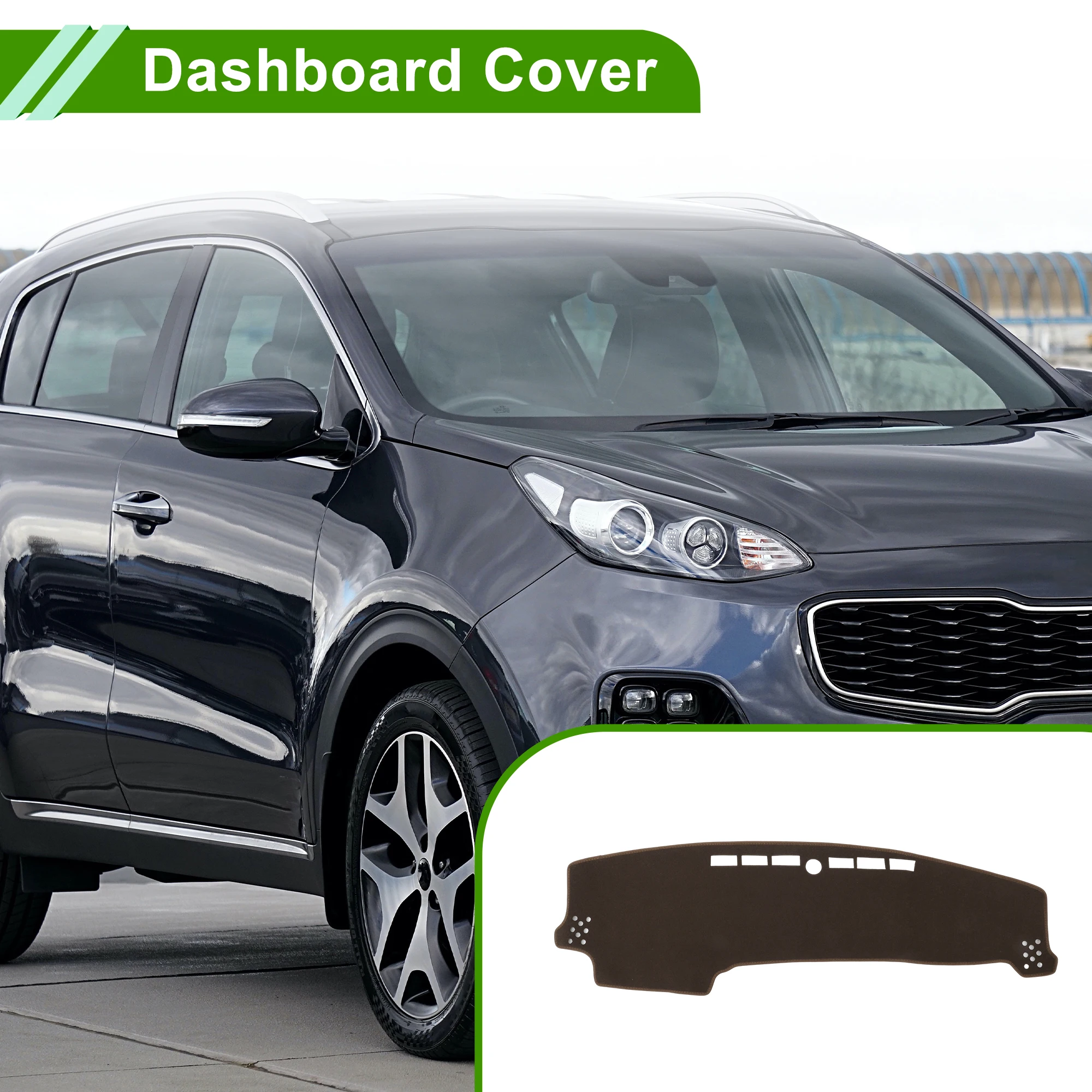 Накладка на приборную панель UXCELL для Kia Sonet 2022-2025 без HUD, полиэстер, коричневая, 1 шт.
Накладка на приборную панель UXCELL для Kia Sonet 2022-2025 без HUD, полиэстер, коричневая, 1 шт.