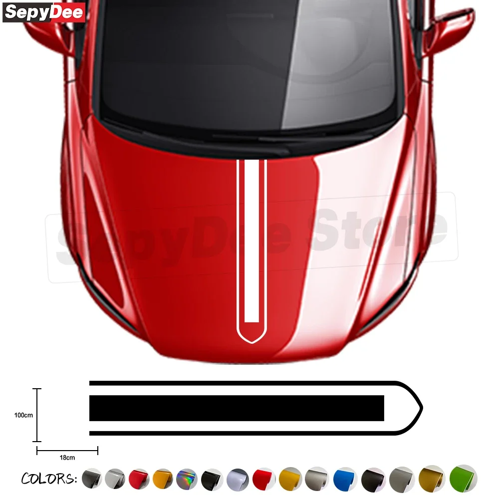 Universal Car Hood Bonnet Sticker Body Engine Cover Racing Sport Stripes Graphic Decoration Vinyl Decals
Universal Car Hood Bonnet Sticker Body Engine Cover Racing Sport Stripes Graphic Decoration Vinyl Decals