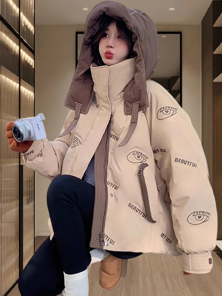 Женская утепленная хлопковая куртка-пуховик на зиму, теплая, свободного кроя, на молнии, с капюшоном, в корейском стиле, стандартная длина рукава
Женская утепленная хлопковая куртка-пуховик на зиму, теплая, свободного кроя, на молнии, с капюшоном, в корейском стиле, стандартная длина рукава