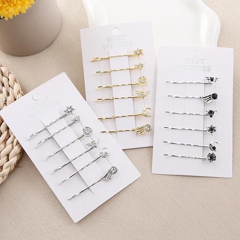 New Punk Rhinestone Bar Clip Star Sunflower Starfish Leaf Side Bangs Loose Hair Clip for Women Hair Accessories Sturdy
New Punk Rhinestone Bar Clip Star Sunflower Starfish Leaf Side Bangs Loose Hair Clip for Women Hair Accessories Sturdy