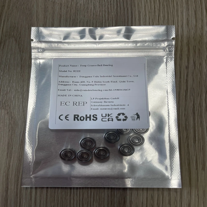10Pcs R2ZZ Ball Bearings Inch Bearing R3ZZ R4ZZ R6ZZ R8ZZ R10ZZ R155ZZ R2-5ZZ R188ZZ R168ZZ R133ZZ