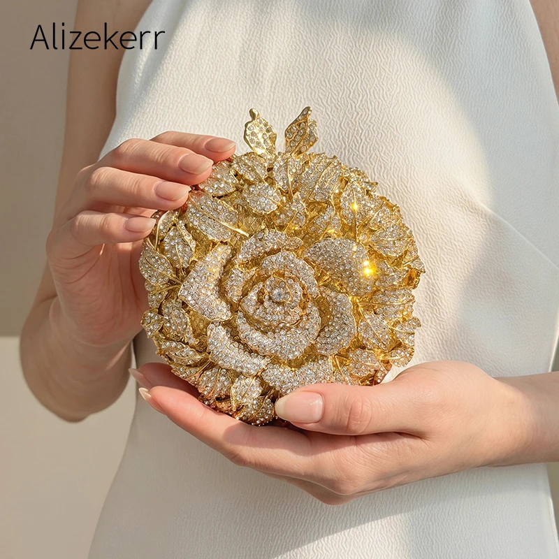Alizekerr Camellia Shaped Rhinestone Evening Bags Women Gorgeous Diamond Flower Clutch Purses And Handbags Bridal Wedding Party
Alizekerr Camellia Shaped Rhinestone Evening Bags Women Gorgeous Diamond Flower Clutch Purses And Handbags Bridal Wedding Party