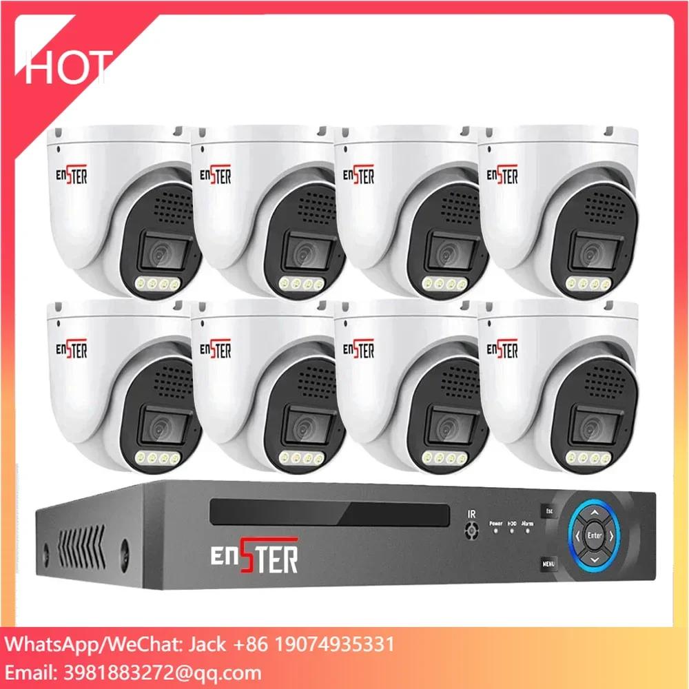 ENSTER 4K 8Channel 8MP Security Camera System Outdoor Home PoE NVR Kit Cctv Ip Cameras Surveillance Security Camera System
ENSTER 4K 8Channel 8MP Security Camera System Outdoor Home PoE NVR Kit Cctv Ip Cameras Surveillance Security Camera System