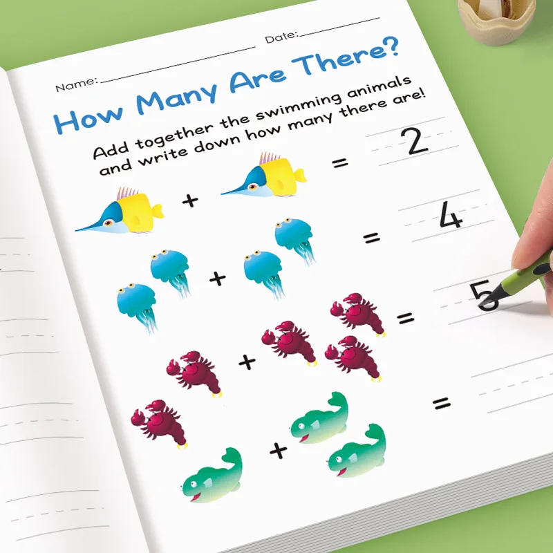 Math 0-10 Addition and Subtraction Oral Arithmetic Workbook Picture Column Decomposition Calculation Arithmetic Problem Book
Math 0-10 Addition and Subtraction Oral Arithmetic Workbook Picture Column Decomposition Calculation Arithmetic Problem Book