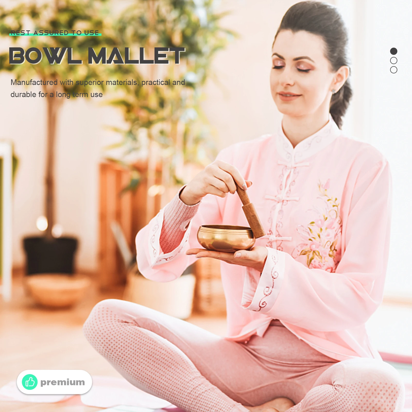 Natural Peach Wood Singing Bowl Mallet Stick for Yoga Meditation Tibetan Chime Tool Musical Instrument Smooth Round Striker
Natural Peach Wood Singing Bowl Mallet Stick for Yoga Meditation Tibetan Chime Tool Musical Instrument Smooth Round Striker