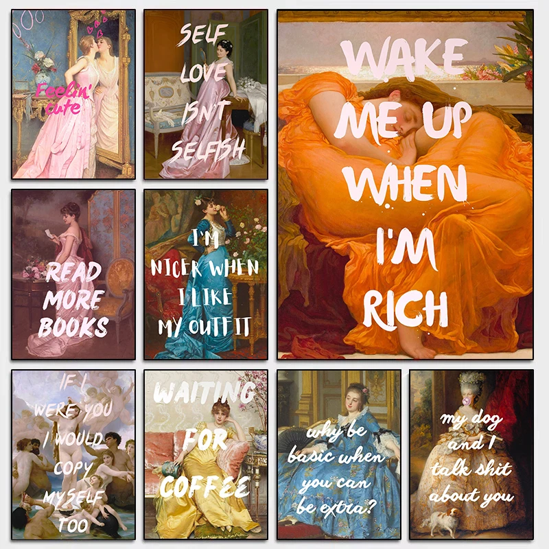 Vintage Pop Art Text writing Posters Diamond Printings Famous Paintings Art Decor Aesthetic Retro Funny Wall Art for home Decor
Vintage Pop Art Text writing Posters Diamond Printings Famous Paintings Art Decor Aesthetic Retro Funny Wall Art for home Decor