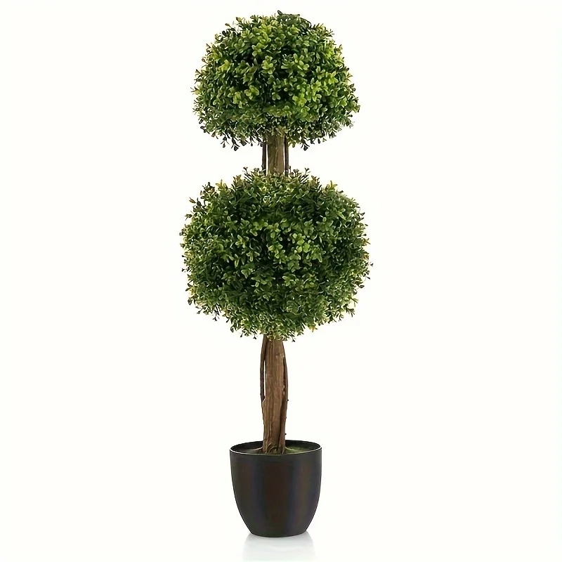 40" Lush Artificial Boxwood Topiary Ball Tree with Realistic PE Leaves, UV-Protected & Allergy-Free - Elegant Faux Greenery
40" Lush Artificial Boxwood Topiary Ball Tree with Realistic PE Leaves, UV-Protected & Allergy-Free - Elegant Faux Greenery