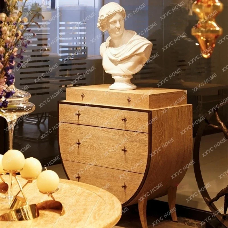 Hh2cc Log porch cabinet light luxury style semi-round partition cabinet locker
Hh2cc Log porch cabinet light luxury style semi-round partition cabinet locker