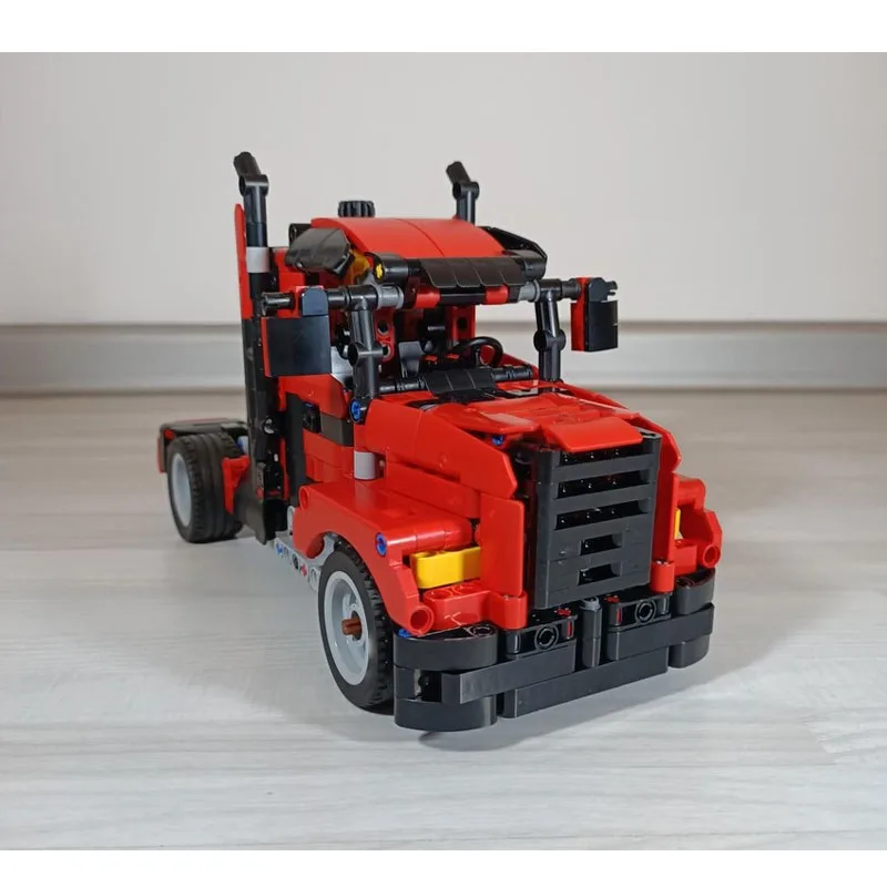 MOC-244944 New Classic Flat-Nose Semi-Truck Building Block Model 649 Parts Boys Children's Birthday Christmas Toy Gift
MOC-244944 New Classic Flat-Nose Semi-Truck Building Block Model 649 Parts Boys Children's Birthday Christmas Toy Gift