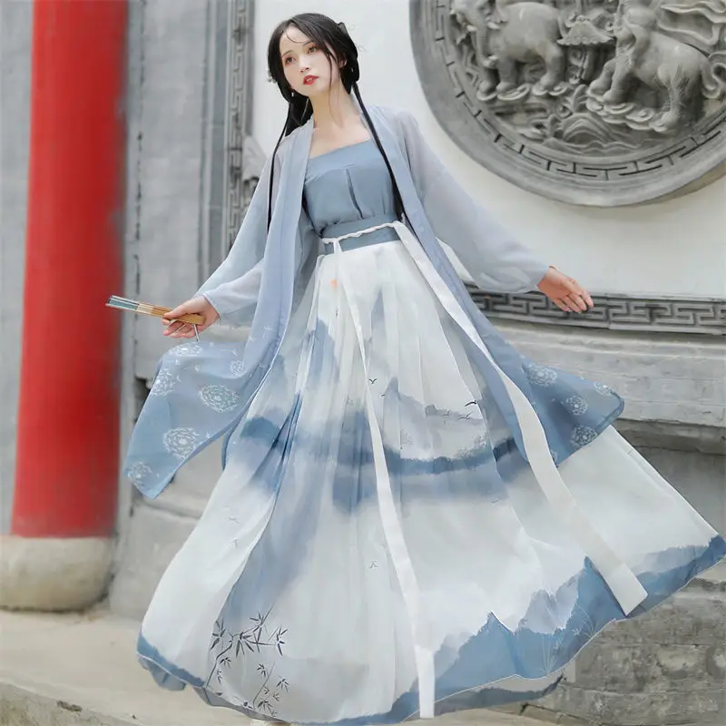 Chinese Style Hanfu Dress Set Ancient Song Dynasty Print Fairy Dresses Women Elegant Traditional Cosplay Princess Dance Robes
Chinese Style Hanfu Dress Set Ancient Song Dynasty Print Fairy Dresses Women Elegant Traditional Cosplay Princess Dance Robes