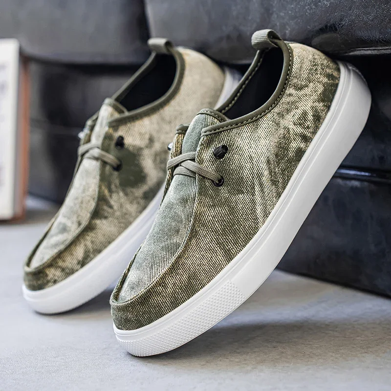 Men's Denim Casual Shoes Canvas Sports Shoes, Designer Shoes Autumn Thick Soled Skateboarding Shoes Student Retro Street Fashion
Men's Denim Casual Shoes Canvas Sports Shoes, Designer Shoes Autumn Thick Soled Skateboarding Shoes Student Retro Street Fashion