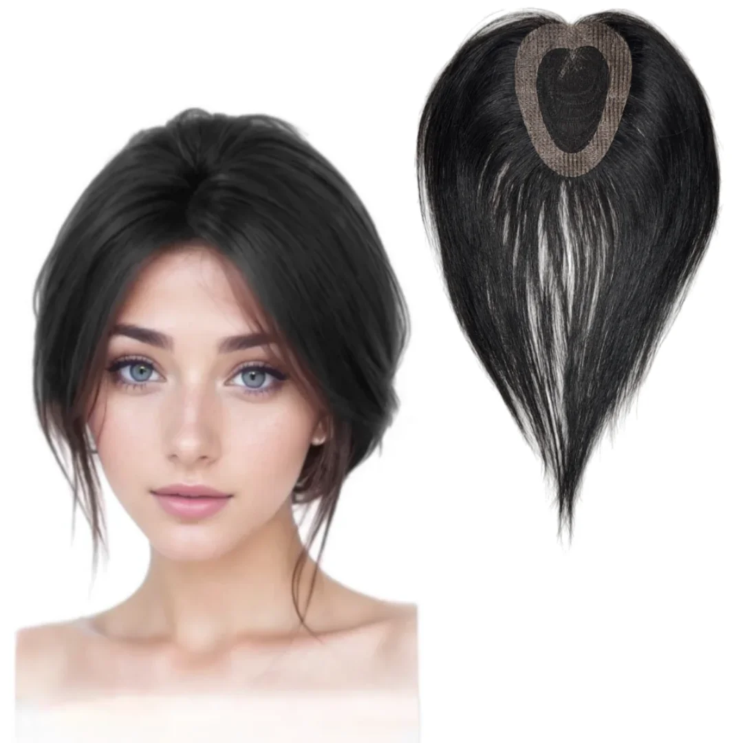 Upgrade Self Stick Real Human Hair Topper for Women Invisible Hair Extensions No Clips Hairpiece Natural Hair Bangs Easy Wear
Upgrade Self Stick Real Human Hair Topper for Women Invisible Hair Extensions No Clips Hairpiece Natural Hair Bangs Easy Wear