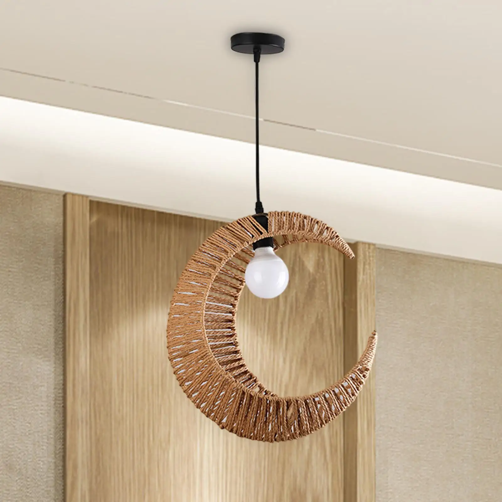 Woven Pendant Lamp Handmade Traditional Light Fixtures Rustic LED Hanging Lamp for Entryway Porch Restaurant Hotel Dining Room
Woven Pendant Lamp Handmade Traditional Light Fixtures Rustic LED Hanging Lamp for Entryway Porch Restaurant Hotel Dining Room