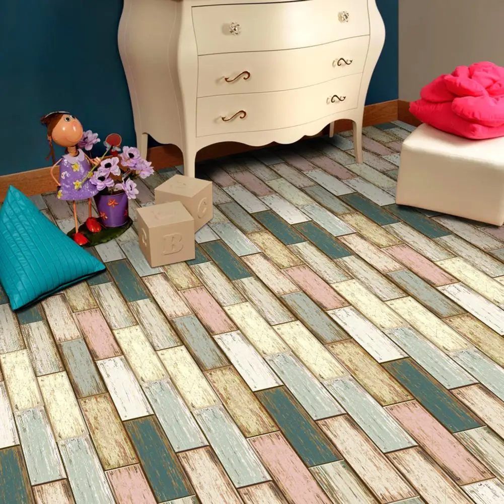 3D Wooden Pattern Tile Sticker DIY Wooden Texture Adhesive Floor Stikers PVC Static Wallpaper Household Home Decorations
3D Wooden Pattern Tile Sticker DIY Wooden Texture Adhesive Floor Stikers PVC Static Wallpaper Household Home Decorations