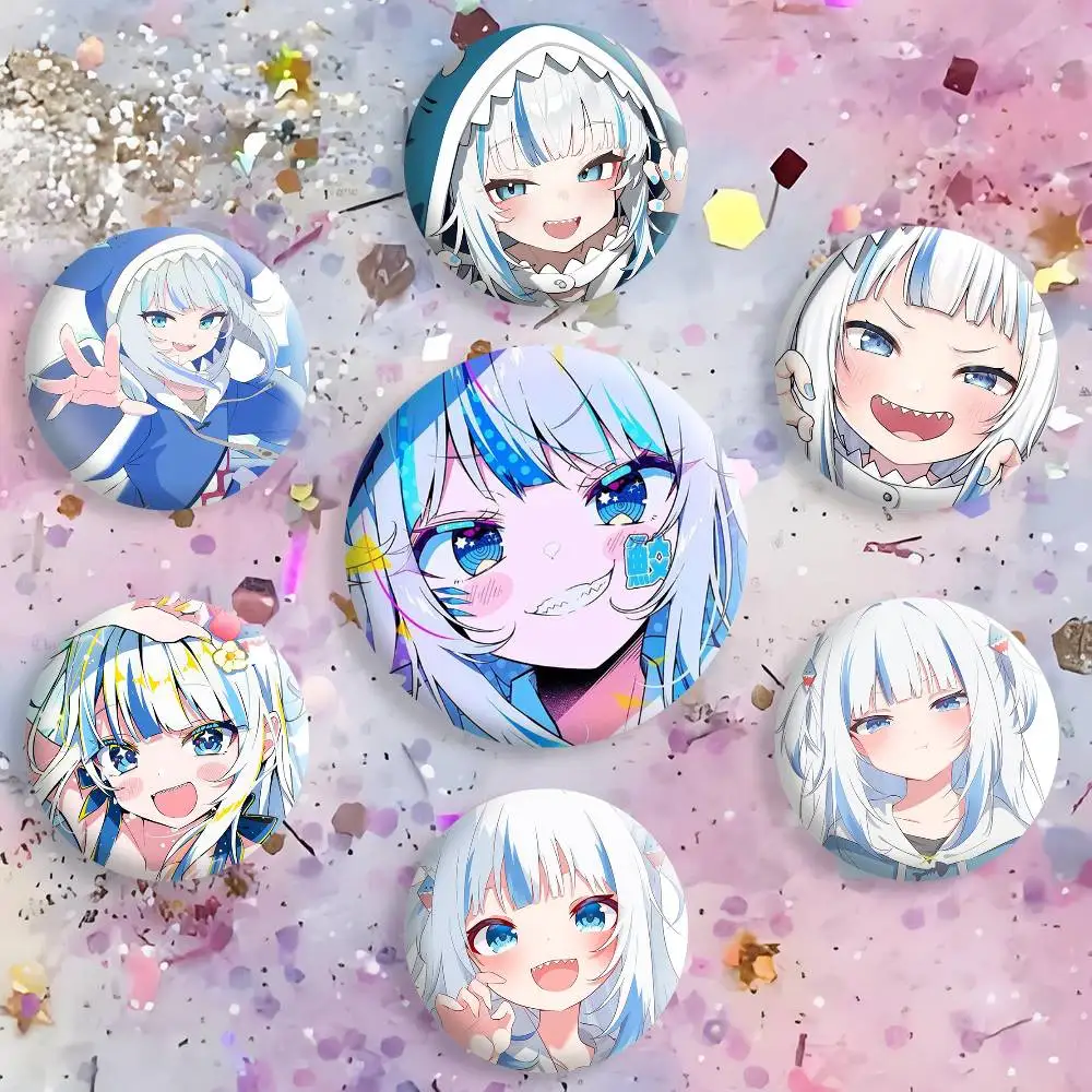 G-Gawr Gura H-hololive Button Pins Backpack Clothing Decor Brooch Badge Jewelry Gifts for Kids
G-Gawr Gura H-hololive Button Pins Backpack Clothing Decor Brooch Badge Jewelry Gifts for Kids