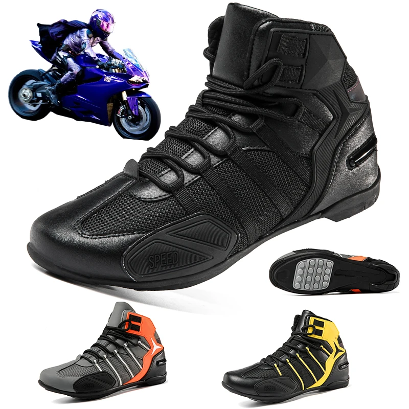 Motorcycle Shoes Men's Outdoor Non-Slip Breathable Riding Boots off-road Protective Motorcycle Shoes Street Racing Travel Shoes
Motorcycle Shoes Men's Outdoor Non-Slip Breathable Riding Boots off-road Protective Motorcycle Shoes Street Racing Travel Shoes