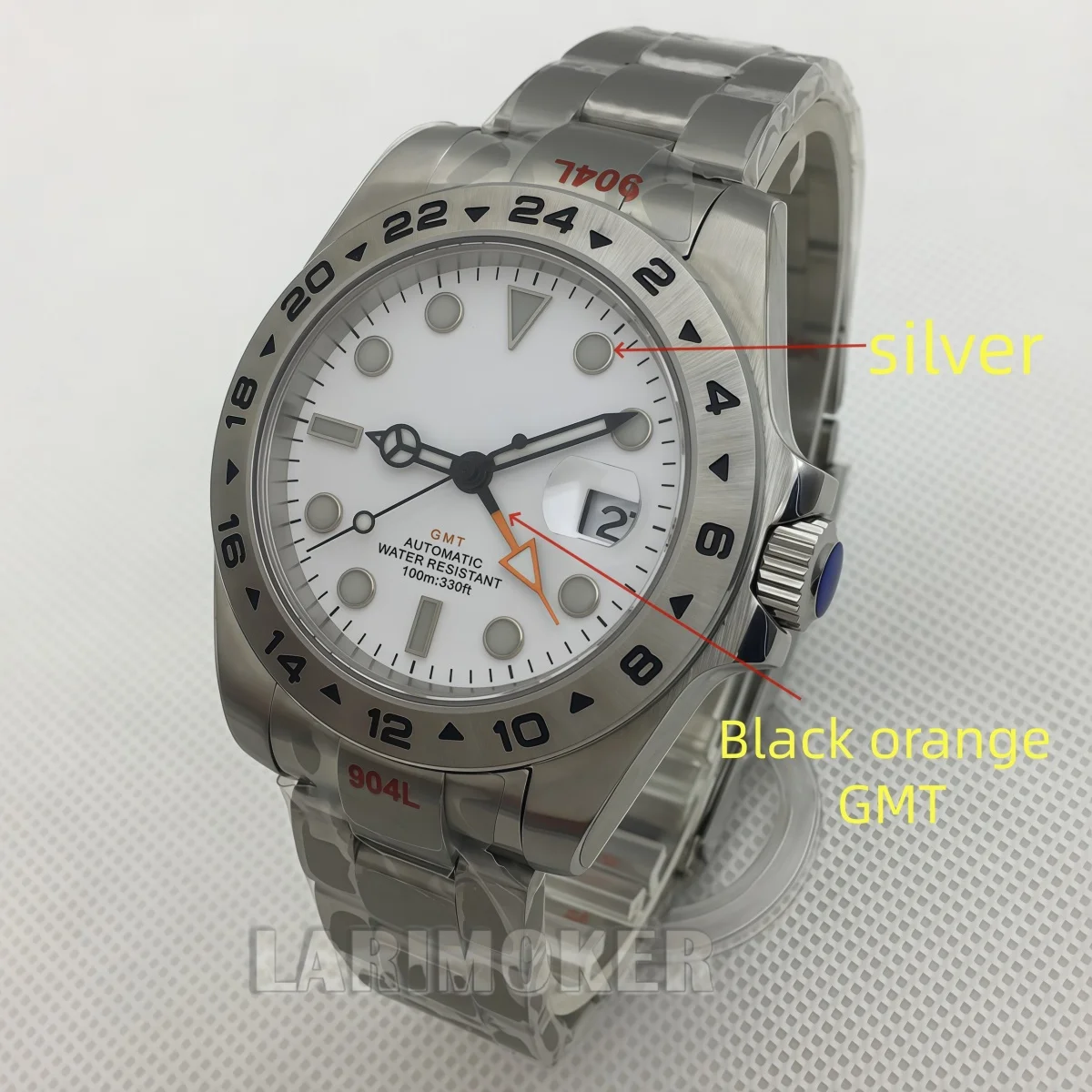 40MM/43MM Men's Automatic GMT DG3804 Mechanical Watch 24-Hour Fixed Rotating Bezel Sapphire Glass 100M Waterproof Diving Watch
40MM/43MM Men's Automatic GMT DG3804 Mechanical Watch 24-Hour Fixed Rotating Bezel Sapphire Glass 100M Waterproof Diving Watch