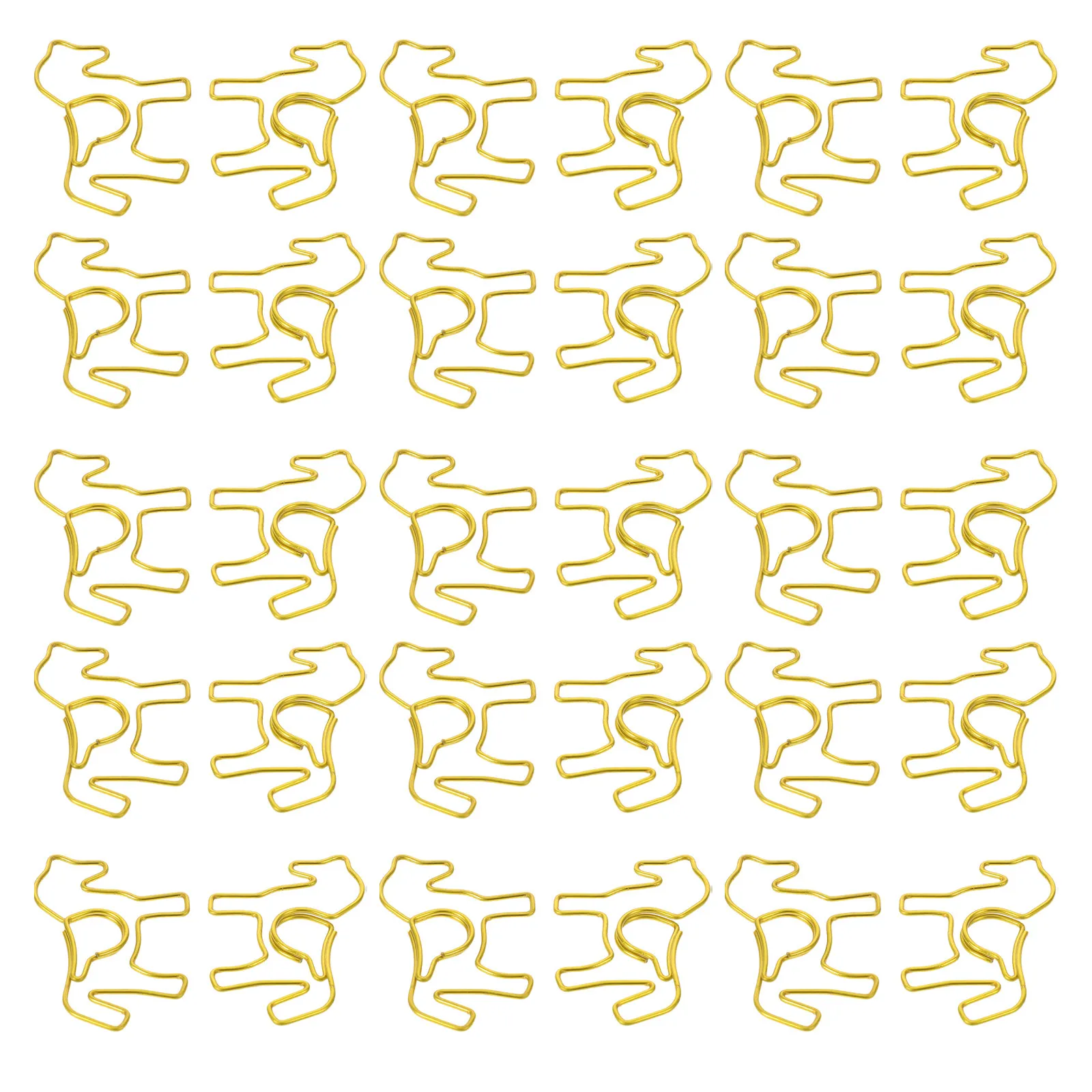 30Pcs Horse Shaped Paper Clips Gold Metal Small Cute Paperclips for Office School Paper Organization Cute Gift Idea
30Pcs Horse Shaped Paper Clips Gold Metal Small Cute Paperclips for Office School Paper Organization Cute Gift Idea