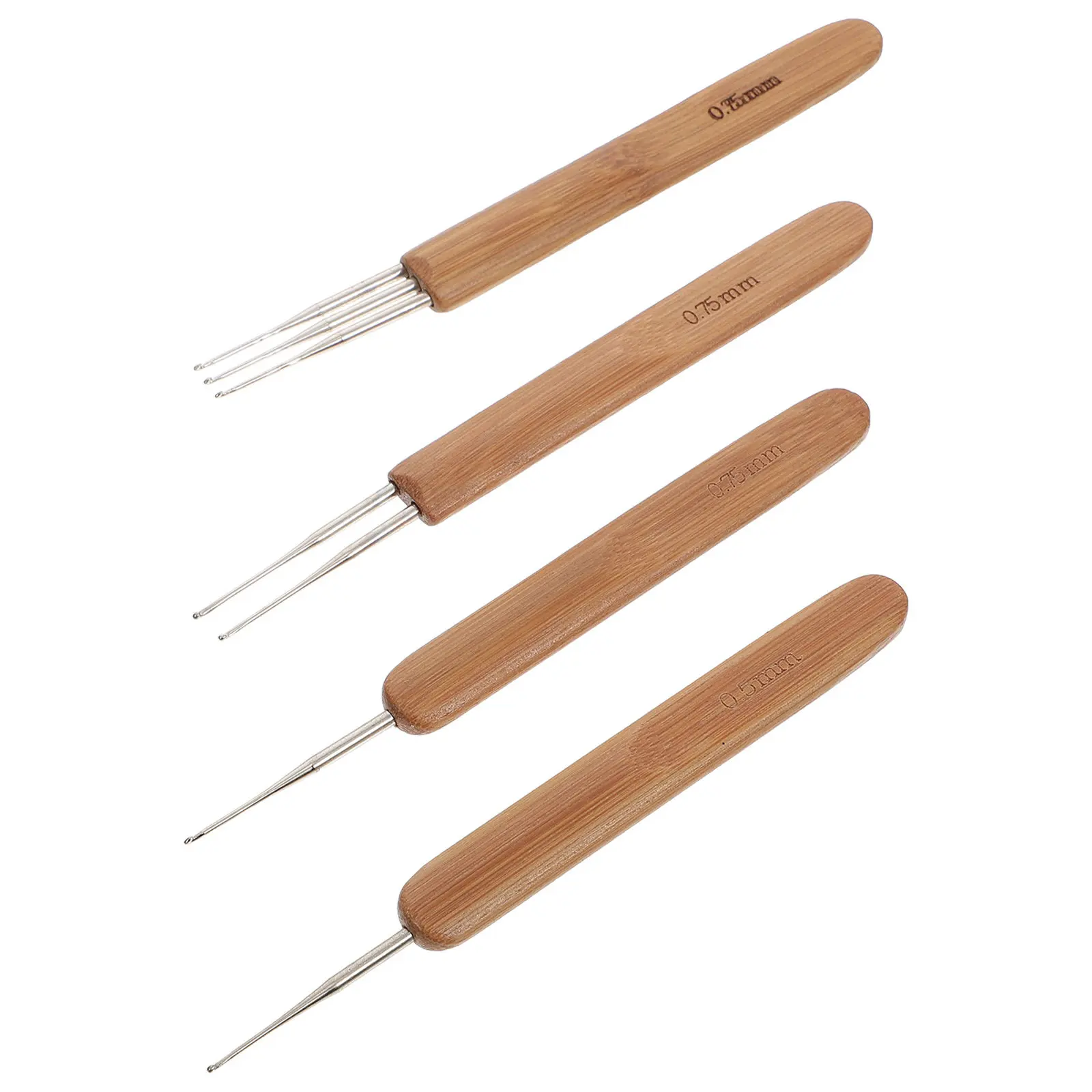 4Pcs Dreadlocks Crochet Hooks Fine Workmanship Hair Braids Crochet Needle Braid Craft Tools Hair Knitting Supplies DIY Tools
4Pcs Dreadlocks Crochet Hooks Fine Workmanship Hair Braids Crochet Needle Braid Craft Tools Hair Knitting Supplies DIY Tools