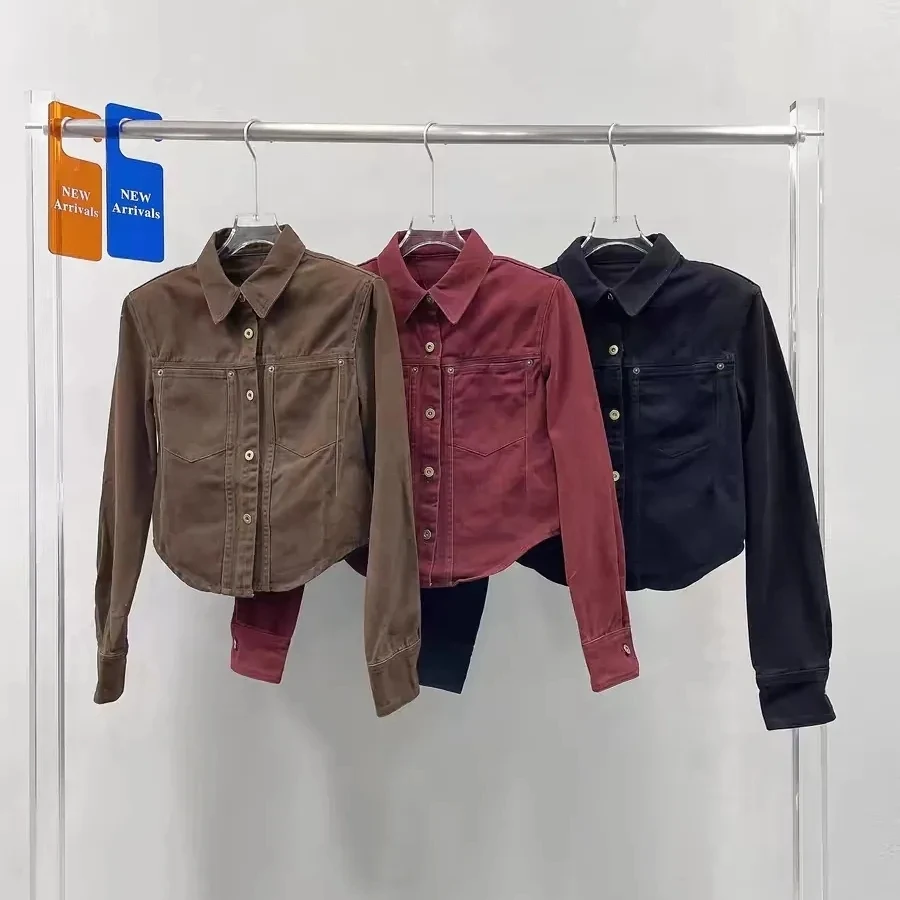 new in Jackets Woman Clothes Denim Jacket Women's Early Autumn Sweet Cool Short Loose Long-sleeved Jacket Coat New Outerwear
new in Jackets Woman Clothes Denim Jacket Women's Early Autumn Sweet Cool Short Loose Long-sleeved Jacket Coat New Outerwear