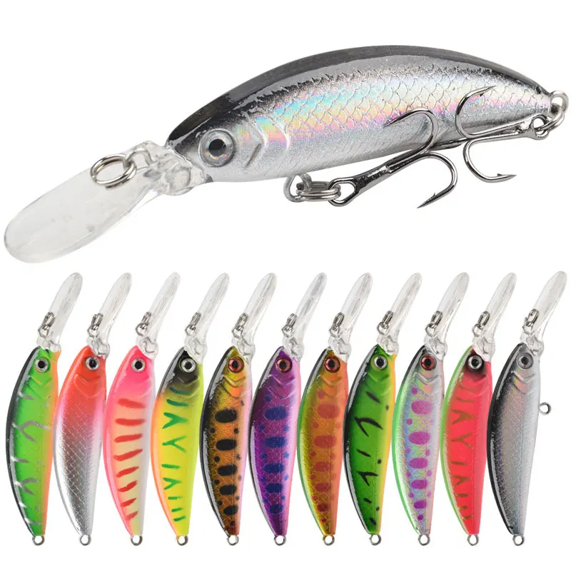 1/3/5/11 pieces of Minos bait set swimming bait swinging bait bending bait immersed in water 7cm/5.7g biomimetic artificial bait
1/3/5/11 pieces of Minos bait set swimming bait swinging bait bending bait immersed in water 7cm/5.7g biomimetic artificial bait