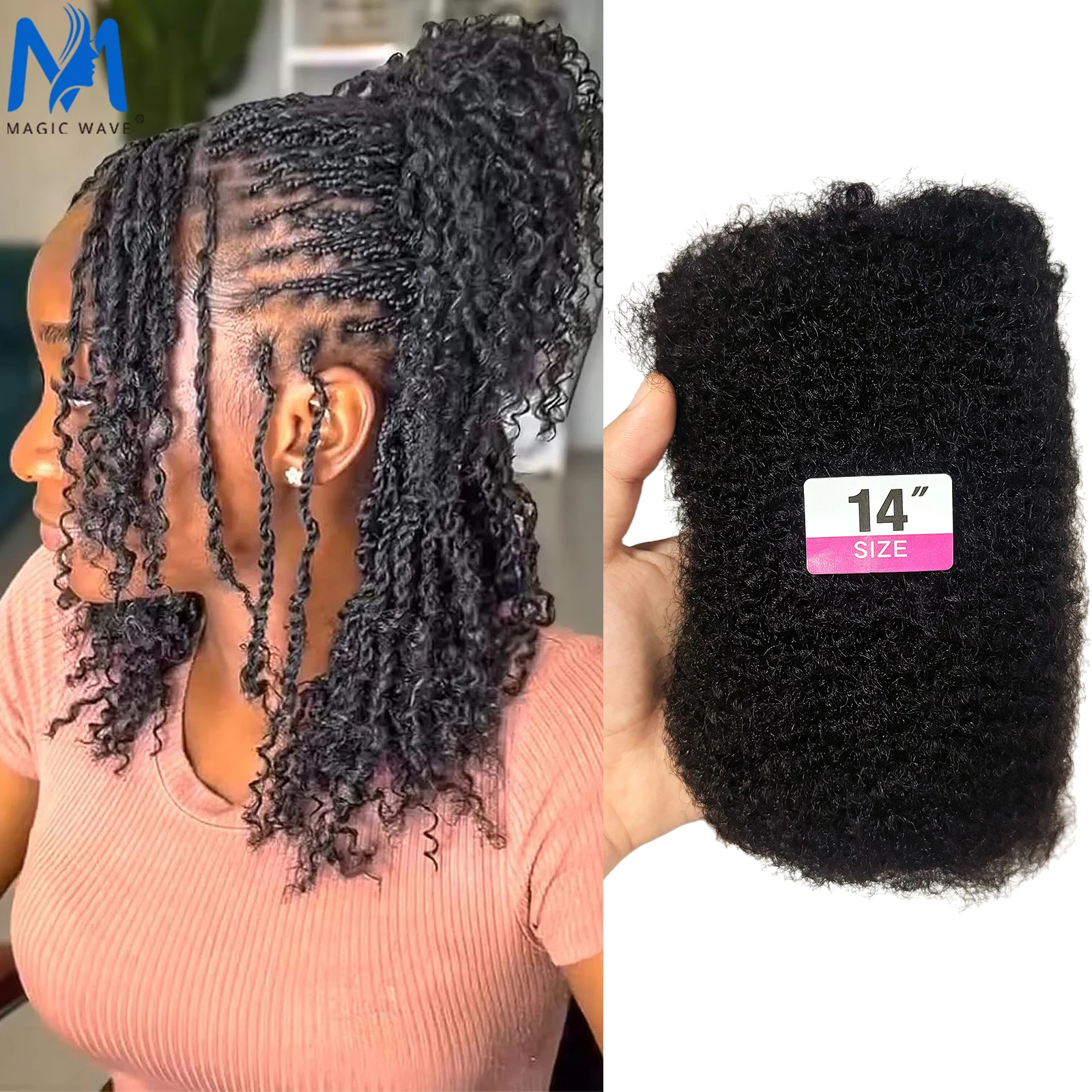 30g/50g 4C Afro Kinkys Bulk Natural Black Human Hair for Loc Repair Twists Dreadlock Extensions Bulk Human Braiding Hair 10-18in
30g/50g 4C Afro Kinkys Bulk Natural Black Human Hair for Loc Repair Twists Dreadlock Extensions Bulk Human Braiding Hair 10-18in