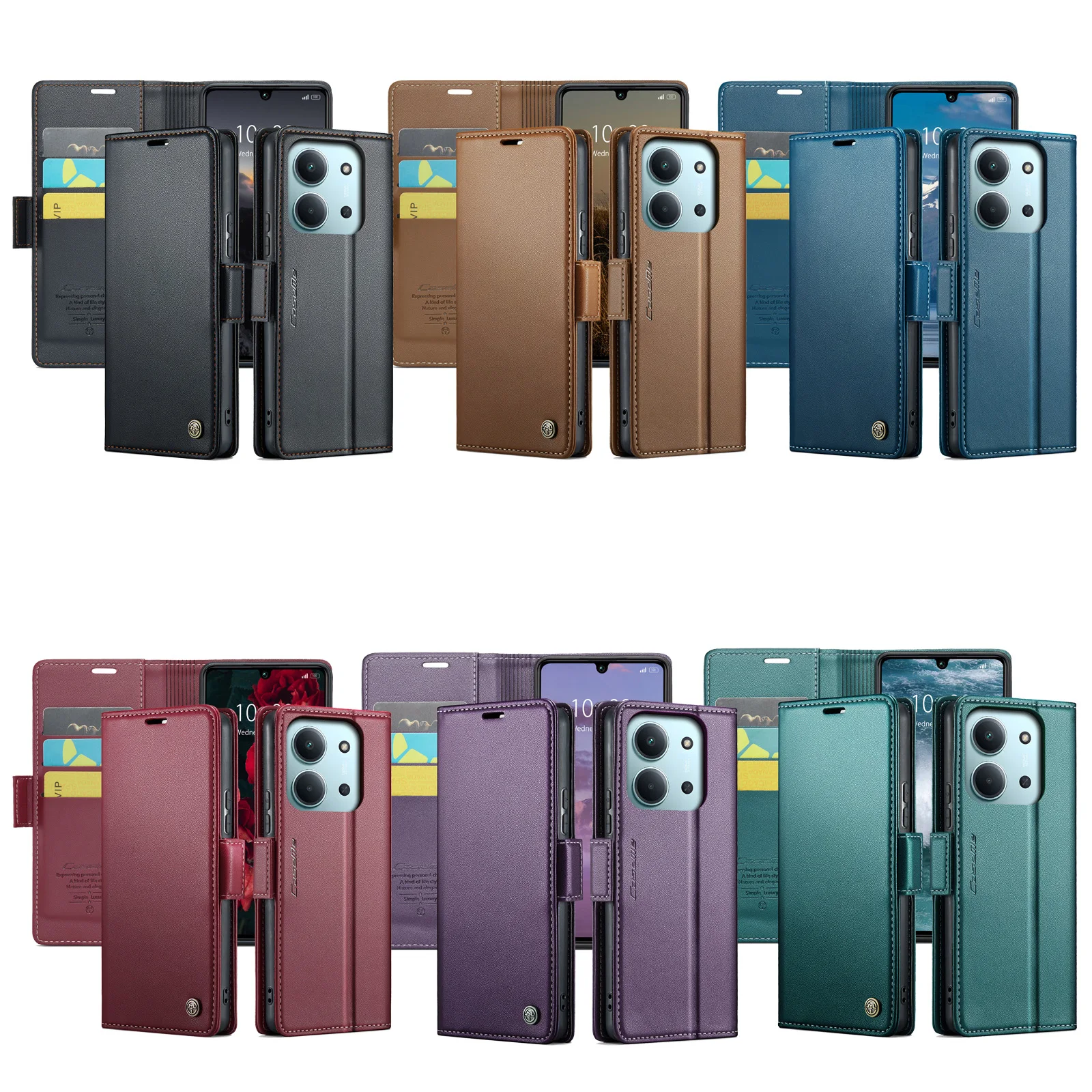 Caseme-023 For Redmi 15C, Book Style Flip Leather Purse Cash Clutch Wallet Phone Case, Fold Stand Pouch, Full Protective Cover
Caseme-023 For Redmi 15C, Book Style Flip Leather Purse Cash Clutch Wallet Phone Case, Fold Stand Pouch, Full Protective Cover