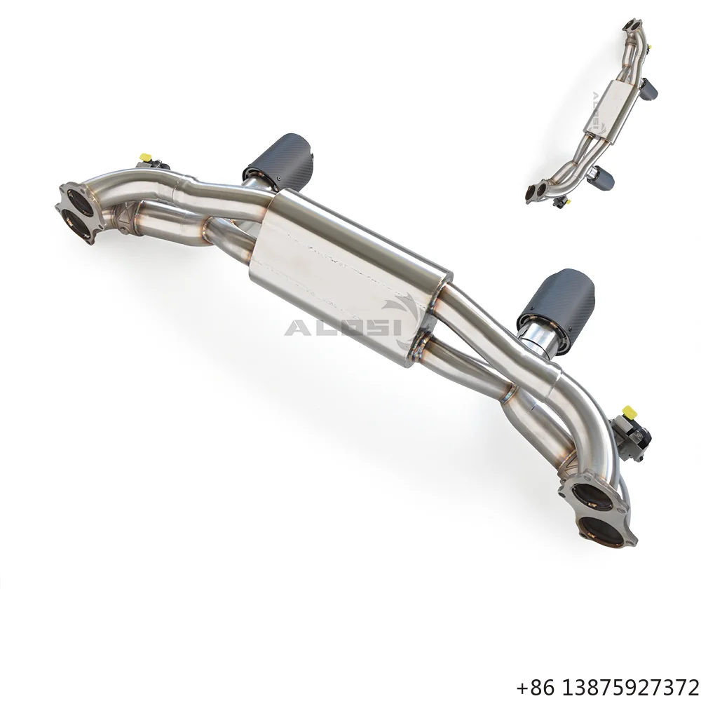 Sonicdiy SS304 Axleback Exhaust System with Valve for 718 GT4 4.0L 2019-2024 Cat-Back Design Street Legal
Sonicdiy SS304 Axleback Exhaust System with Valve for 718 GT4 4.0L 2019-2024 Cat-Back Design Street Legal