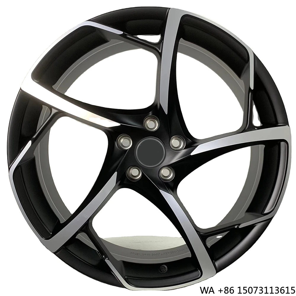 Forged Alloy Aluminum Mono Block 5 Hole Passenger Car Rims 100mm PCD 20-40mm ET