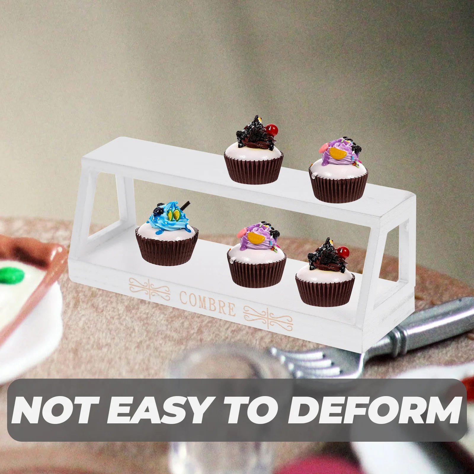 1Pcs Wooden Cupcake Stand Double Tiered Display Holder Cake Tray Mini Food Display
1Pcs Wooden Cupcake Stand Double Tiered Display Holder Cake Tray Mini Food Display