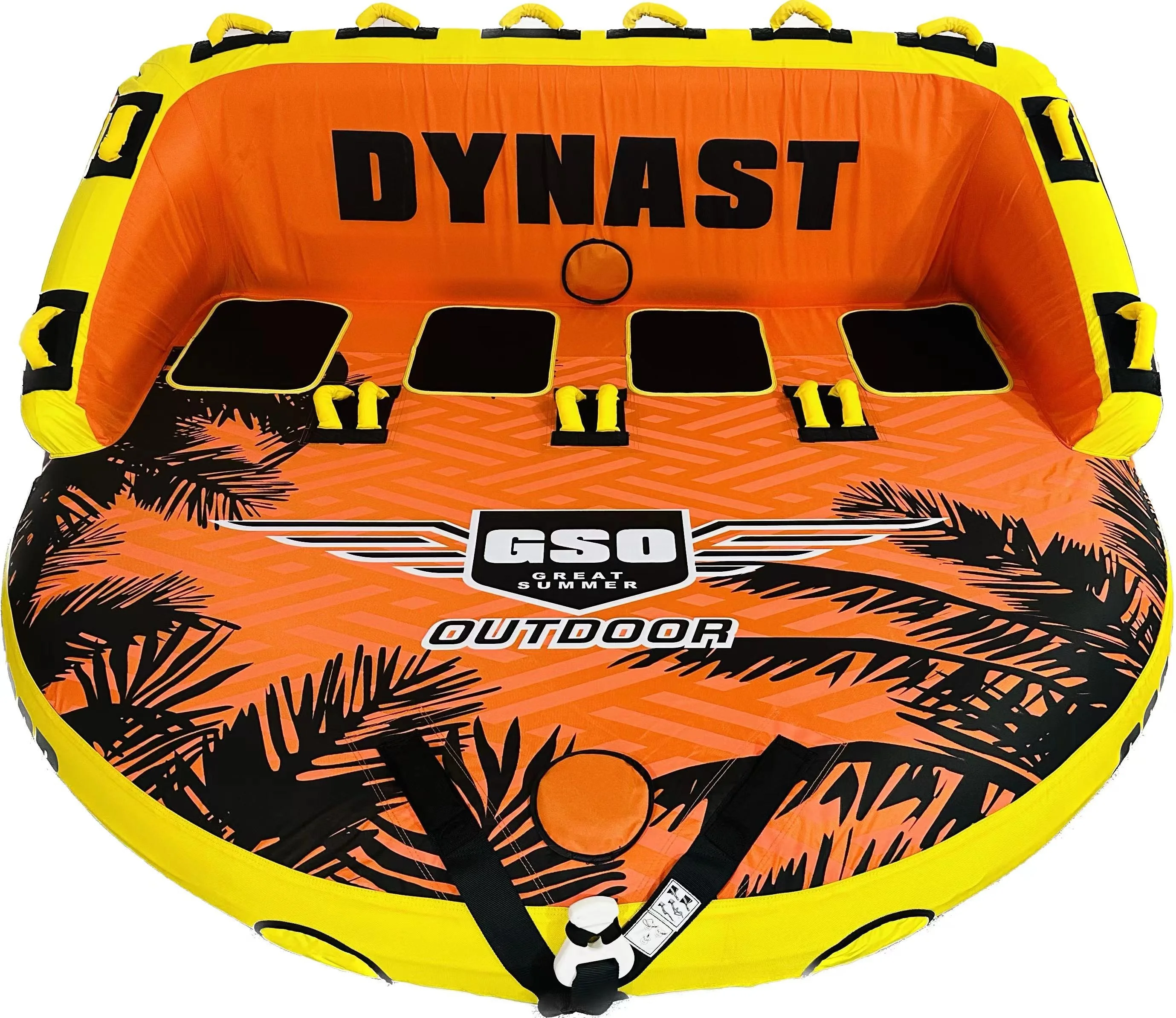 4P Inflatable Towable Tube For Boating Dual Tow Points Premium Durable Nylon Cover Comfortable Boat Tubes Towables
4P Inflatable Towable Tube For Boating Dual Tow Points Premium Durable Nylon Cover Comfortable Boat Tubes Towables