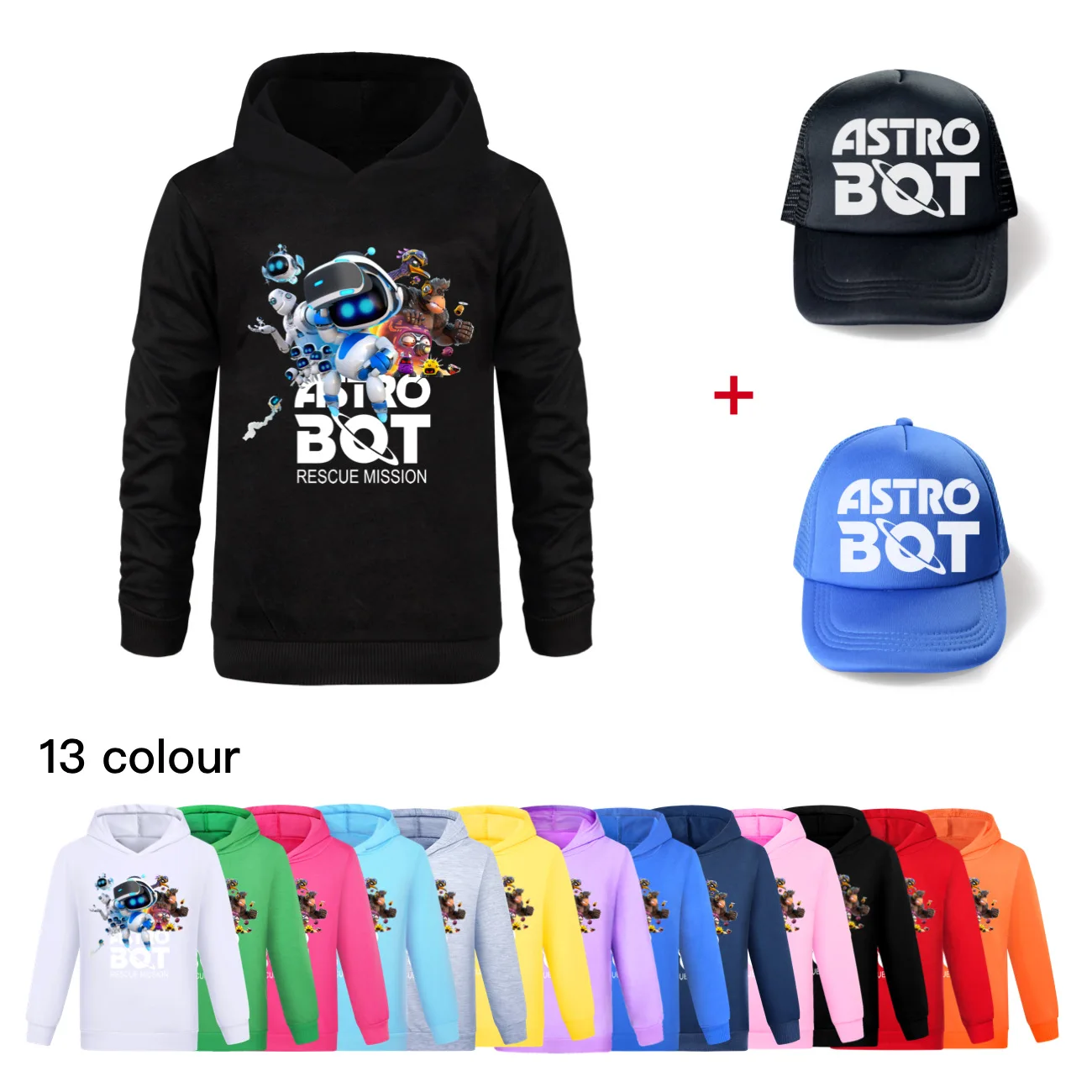 Game Astro Bot Hoodie Kids Cartoon Astrobot Hoodies Boys Hooded Sweatshirts & Sunhats Children Outerwear Girls Long Sleeve Coats
Game Astro Bot Hoodie Kids Cartoon Astrobot Hoodies Boys Hooded Sweatshirts & Sunhats Children Outerwear Girls Long Sleeve Coats