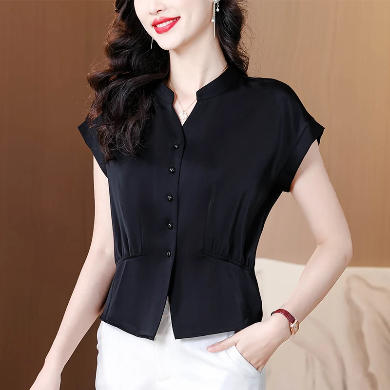 Fashion V-Neck Solid Color Women Shirt Elegant Slim Office Lady Raglan Sleeve Chiffon Blouses
Fashion V-Neck Solid Color Women Shirt Elegant Slim Office Lady Raglan Sleeve Chiffon Blouses