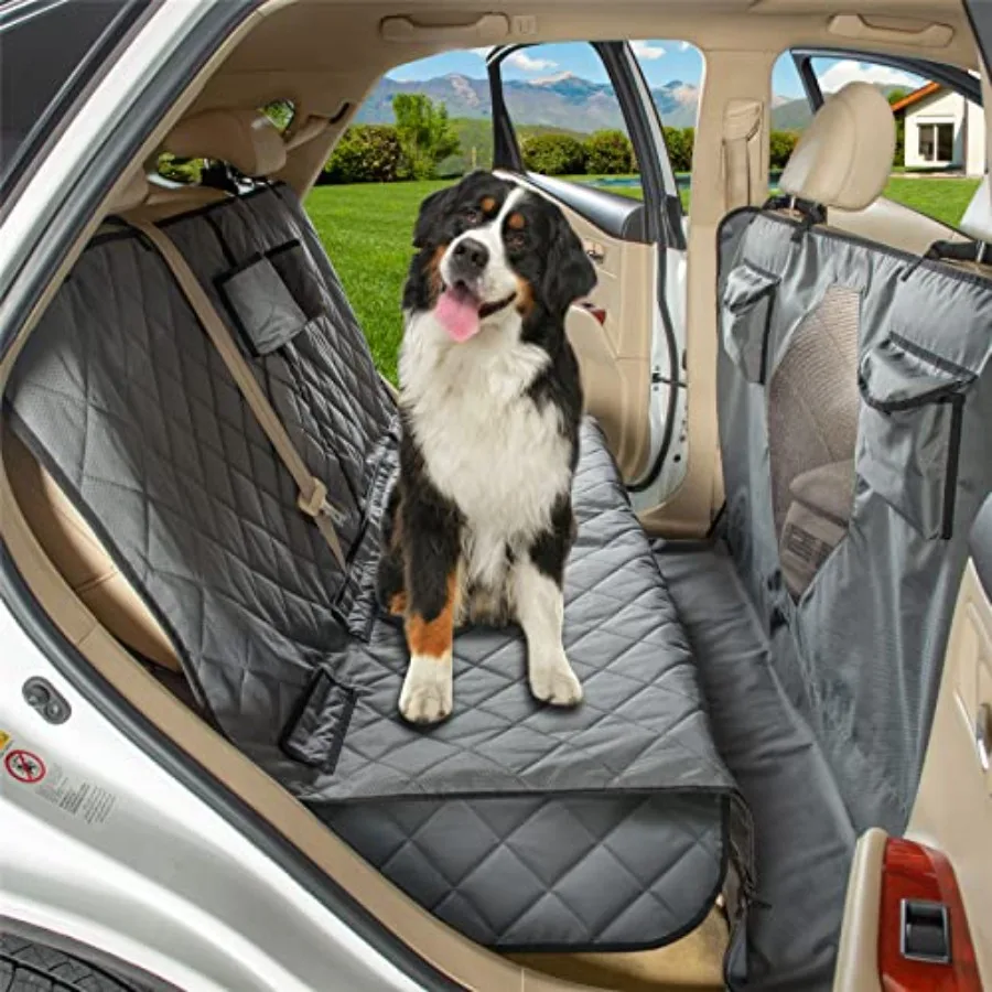 Car Seat Cover for Dogs with Mesh Window Bench and Hammock Combination - Detachable Suitable for Most Vehicles Grey X-Large
Car Seat Cover for Dogs with Mesh Window Bench and Hammock Combination - Detachable Suitable for Most Vehicles Grey X-Large