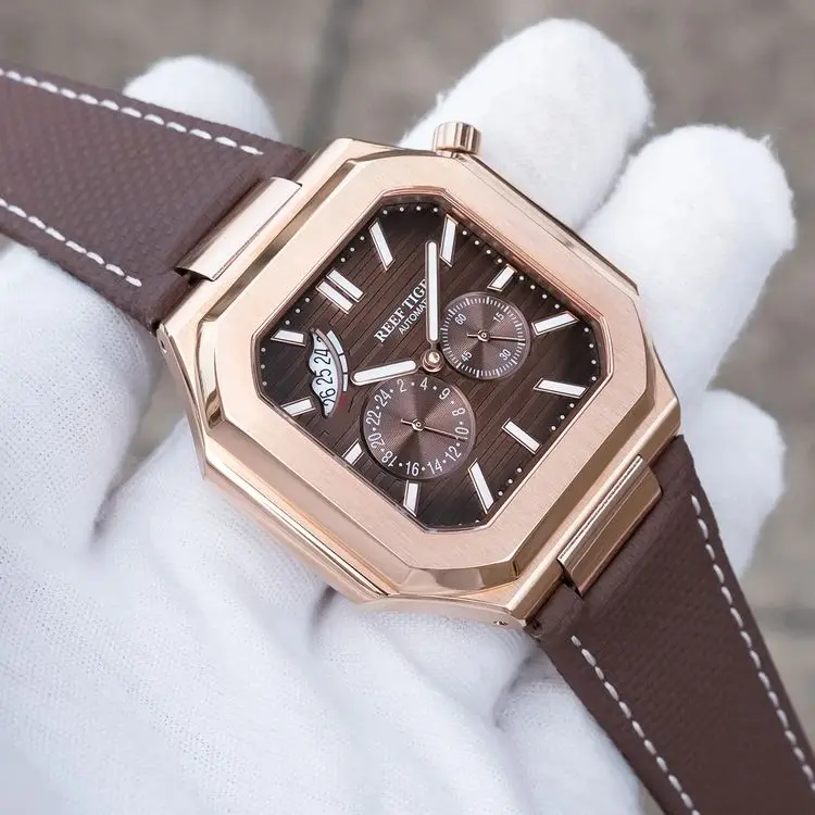 OBLVLO Men Automatic Watch 44mm Square Mechanical Wristwatch 50m Waterproof Sapphire Luminous Small Second Dial 24 Hours
OBLVLO Men Automatic Watch 44mm Square Mechanical Wristwatch 50m Waterproof Sapphire Luminous Small Second Dial 24 Hours