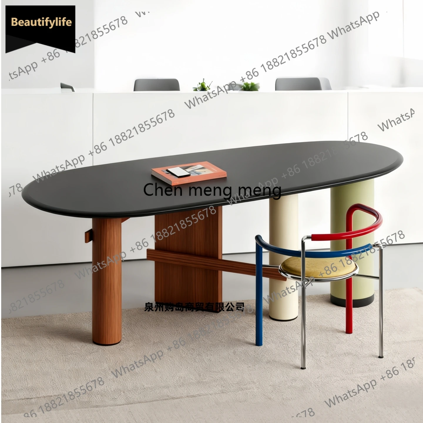 Italian Style Lacquer Dining Table Creative Art Living Room Dining Table Oval Solid Wood Dining Table Original Design D80
Italian Style Lacquer Dining Table Creative Art Living Room Dining Table Oval Solid Wood Dining Table Original Design D80