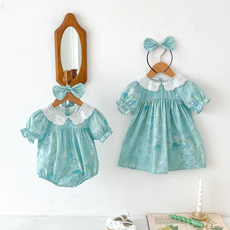Adorable Petal Collar Baby Girls Romper Summer Cotton Breathable Infant Baby Bodysuit for Toddler Girls One-Piece Clothing
Adorable Petal Collar Baby Girls Romper Summer Cotton Breathable Infant Baby Bodysuit for Toddler Girls One-Piece Clothing