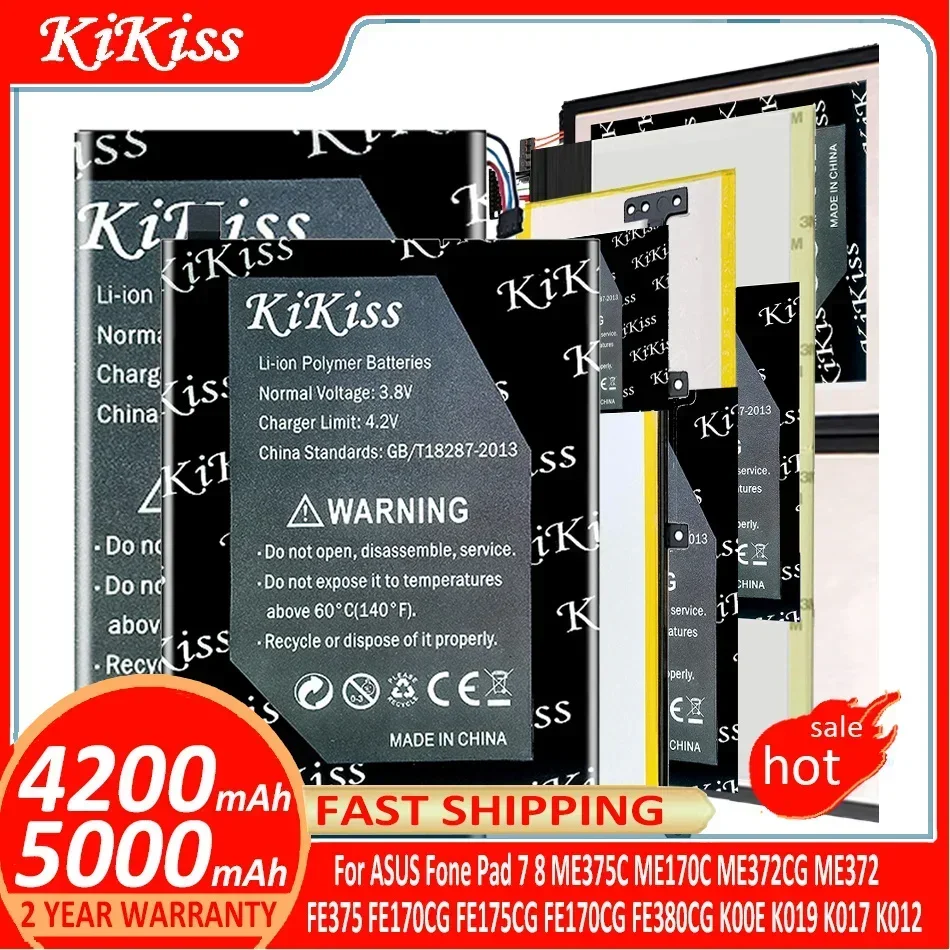 Battery For ASUS Fone Pad 7 8 Pad7 Pad8 ME375C ME170C ME372CG ME372 FE375 FE170CG FE175CG FE170CG FE380CG K00E K019 K017 K012
Battery For ASUS Fone Pad 7 8 Pad7 Pad8 ME375C ME170C ME372CG ME372 FE375 FE170CG FE175CG FE170CG FE380CG K00E K019 K017 K012