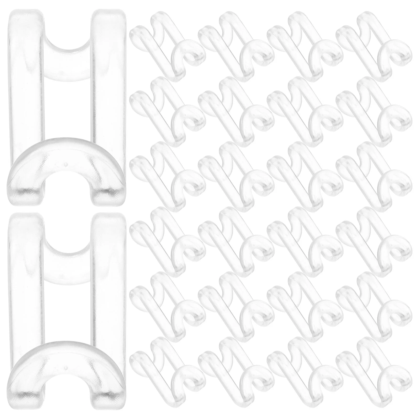 60 Pcs Clothes Hanger Stacking Hook Hangers Connector Hooks Coat Space Saving Rack for Multifunction Wardrobe
60 Pcs Clothes Hanger Stacking Hook Hangers Connector Hooks Coat Space Saving Rack for Multifunction Wardrobe