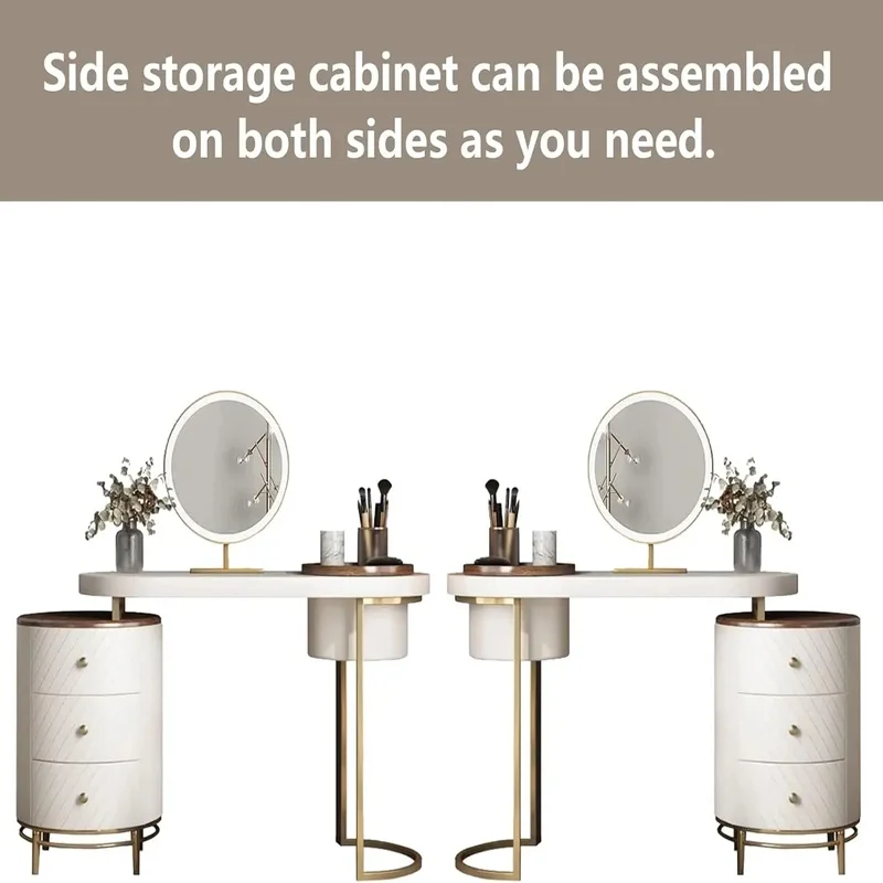 White Vanity Desk with Mirror, 43-Inch Makeup Table, Movable Tray Top, and 3 Solid Wood Drawers, No Stool Included, Ideal for
White Vanity Desk with Mirror, 43-Inch Makeup Table, Movable Tray Top, and 3 Solid Wood Drawers, No Stool Included, Ideal for