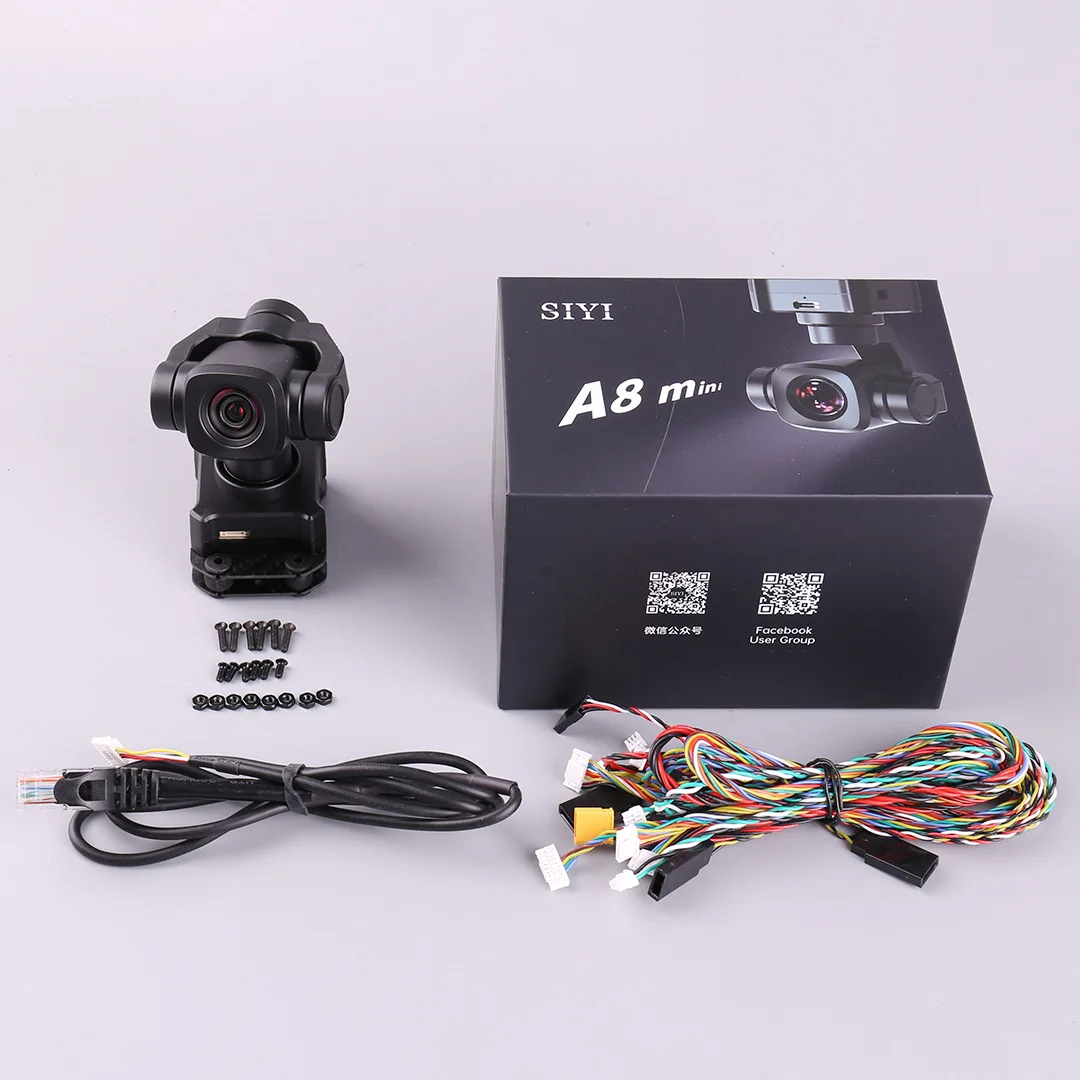 SIYI A8 mini 4K 8MP Ultra HD 6X цифровой зум, карданный подвес камеры с 1/1.7 "сенсор 95g Легкий 55x55x70 мм
SIYI A8 mini 4K 8MP Ultra HD 6X цифровой зум, карданный подвес камеры с 1/1.7 "сенсор 95g Легкий 55x55x70 мм