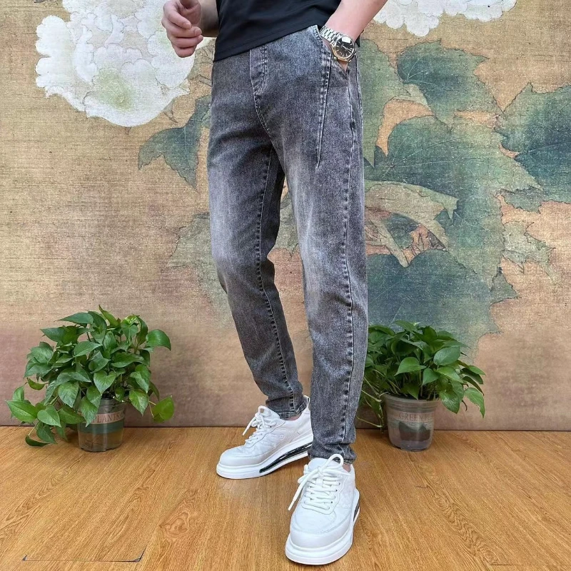 Spring New Spring Stretch Men's Jeans Simple Trendy Slim-fitting Trousers Versatile and Comfortable Straight-leg Trousers JJ364
Spring New Spring Stretch Men's Jeans Simple Trendy Slim-fitting Trousers Versatile and Comfortable Straight-leg Trousers JJ364