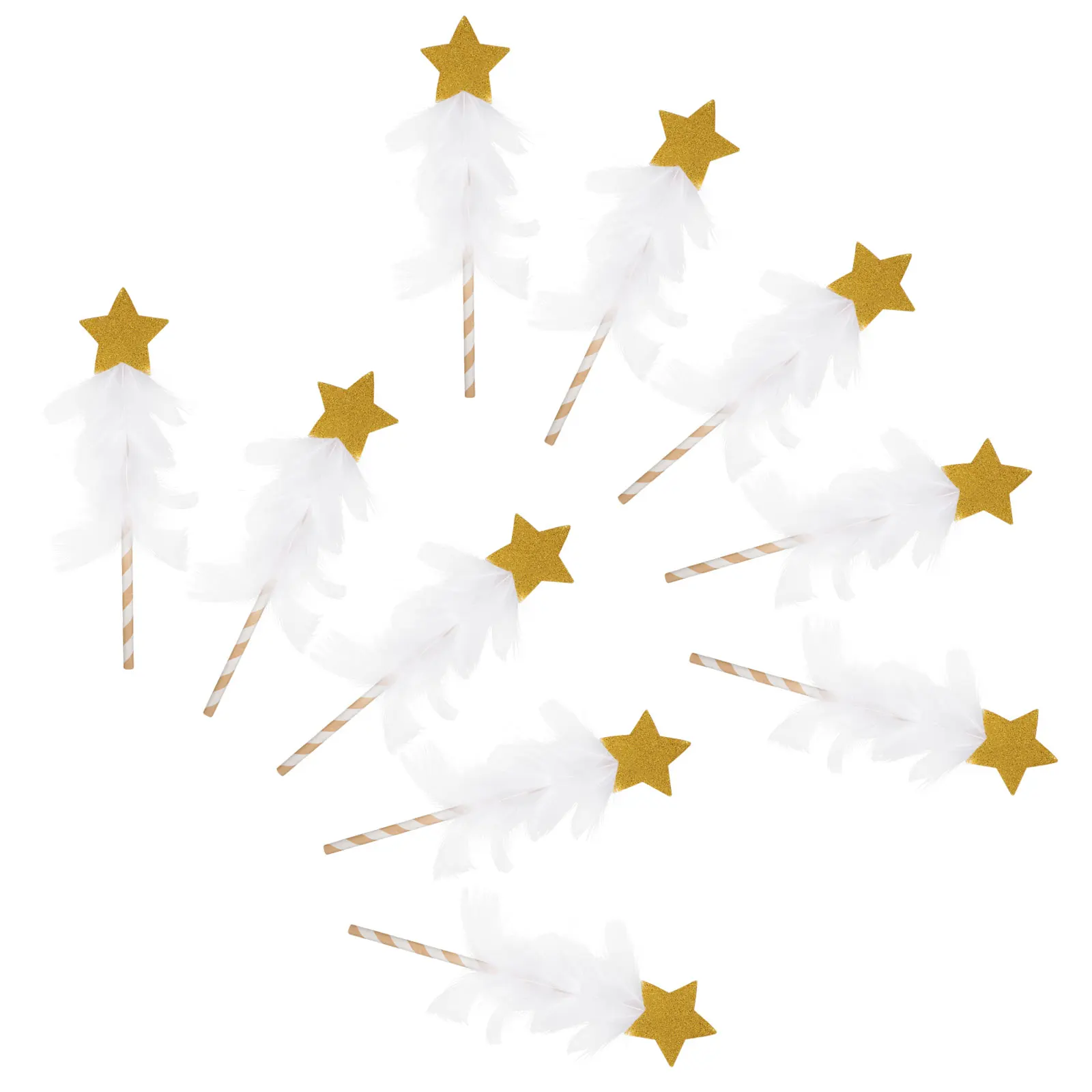 10pcs Picks Star Cake Toppers White Color Birthday Wedding Decorations Valentine Day Cupcake Adornments Centerpieces
10pcs Picks Star Cake Toppers White Color Birthday Wedding Decorations Valentine Day Cupcake Adornments Centerpieces
