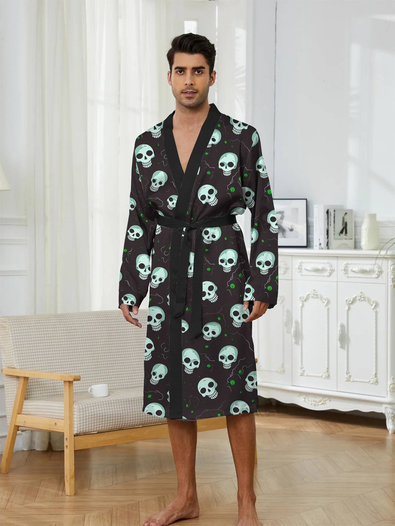 1pc Men's Robes 2026 Spring 3DPrinted Bath Robe Quick Drying Graphic Men's Pajamas Robe for Man Bathrobe Polyester
1pc Men's Robes 2026 Spring 3DPrinted Bath Robe Quick Drying Graphic Men's Pajamas Robe for Man Bathrobe Polyester