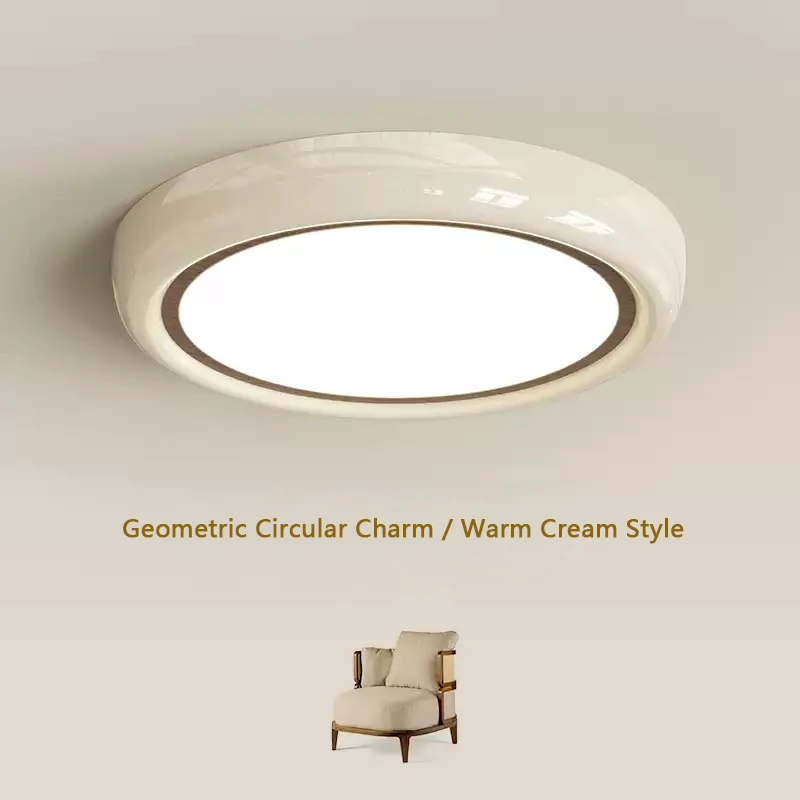 Modern Cream White Ceiling Light Nordic Creative Circular LED Ceiling Lamp for Dining Table corridor Bedroom light Home decor
Modern Cream White Ceiling Light Nordic Creative Circular LED Ceiling Lamp for Dining Table corridor Bedroom light Home decor