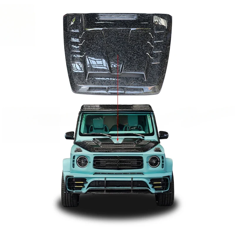 Forged Dry Carbon Fiber Front Engine Hood Bonnet Cover for G Class W464 W463a 2018-2024
Forged Dry Carbon Fiber Front Engine Hood Bonnet Cover for G Class W464 W463a 2018-2024