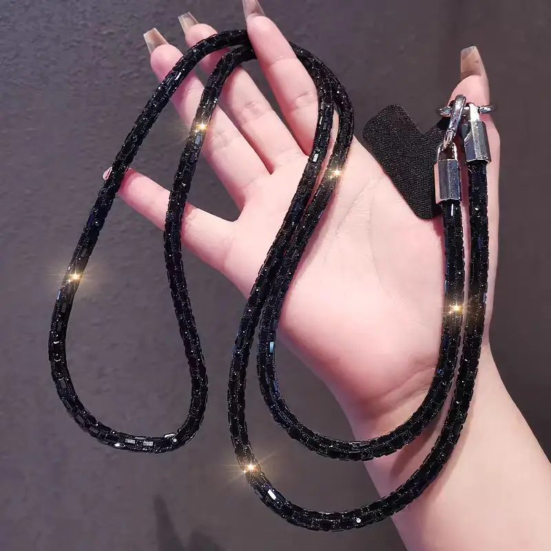 Crystal Rhinestone Phone Lanyard Luxury Bling Bright Diamond Anti-lost Rope Strap Hanging Cord Chain Phone Cover Accessories
Crystal Rhinestone Phone Lanyard Luxury Bling Bright Diamond Anti-lost Rope Strap Hanging Cord Chain Phone Cover Accessories