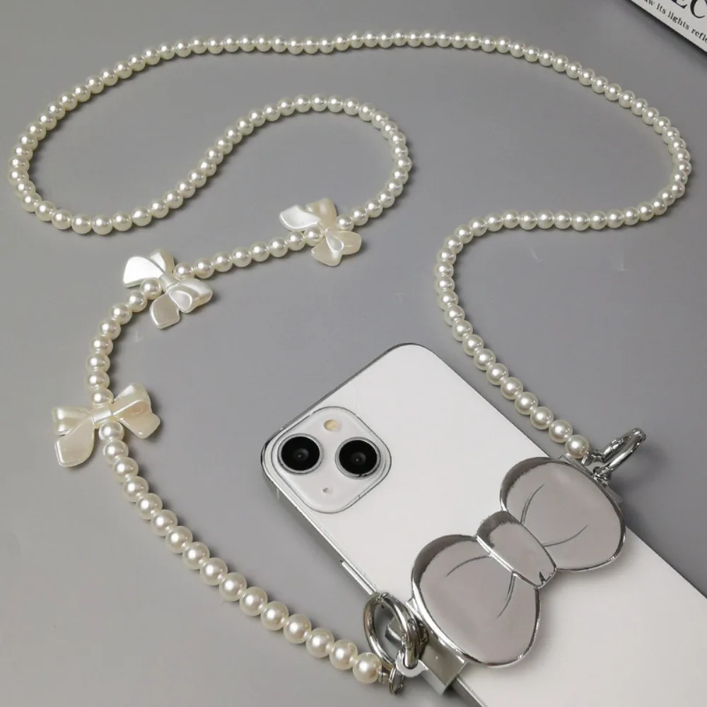 DIY lanyard long messenger electroplated bow clip lanyard pearl handmade beaded pendant shell universal (pearl lanyard+back clip
DIY lanyard long messenger electroplated bow clip lanyard pearl handmade beaded pendant shell universal (pearl lanyard+back clip